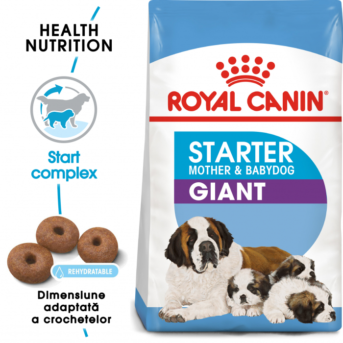 Royal Canin Giant Starter Mother & BabyDog, mama și puiul, hrană uscată câini,15 kg [1]