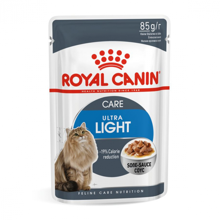 Royal Canin Light Weight Care Adult, plic hrană umedă pisici, managementul greutății, (în sos), 12 x 85G [2]