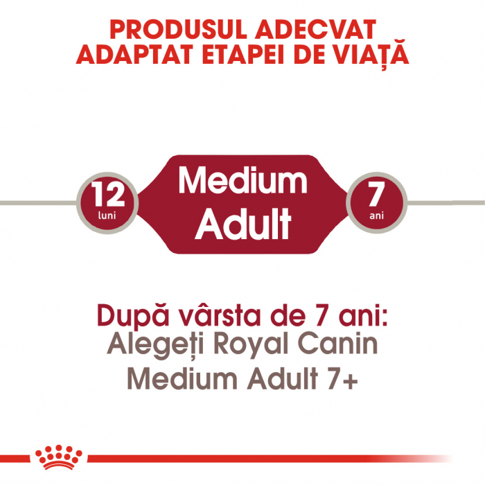 Royal Canin Medium Adult, hrană uscată câini,  15 kg [2]