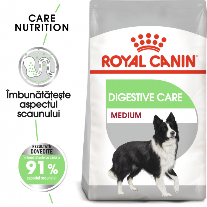 Royal Canin Medium Digestive Care, hrană uscată câini, confort digestiv,10KG [1]