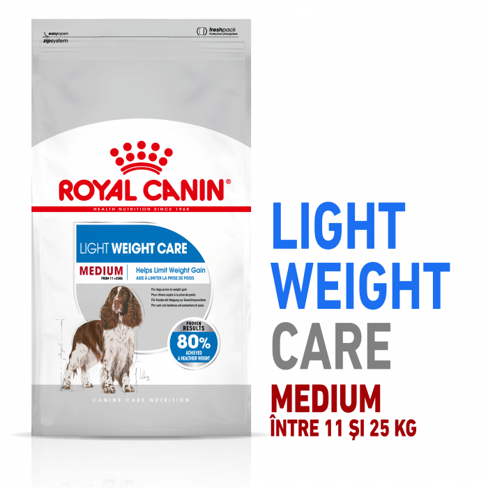 Royal Canin Medium Light Weight Care Adult, hrană uscată câini, managementul greutății,  3KG [1]