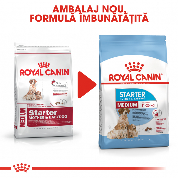 Royal Canin Medium Starter Mother & BabyDog, mama și puiul,  hrană uscată câini,4 kg [5]