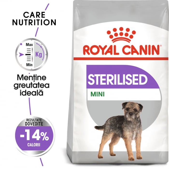 Royal Canin Mini Sterilised Adult, hrană uscată câini sterilizați, 1KG [1]