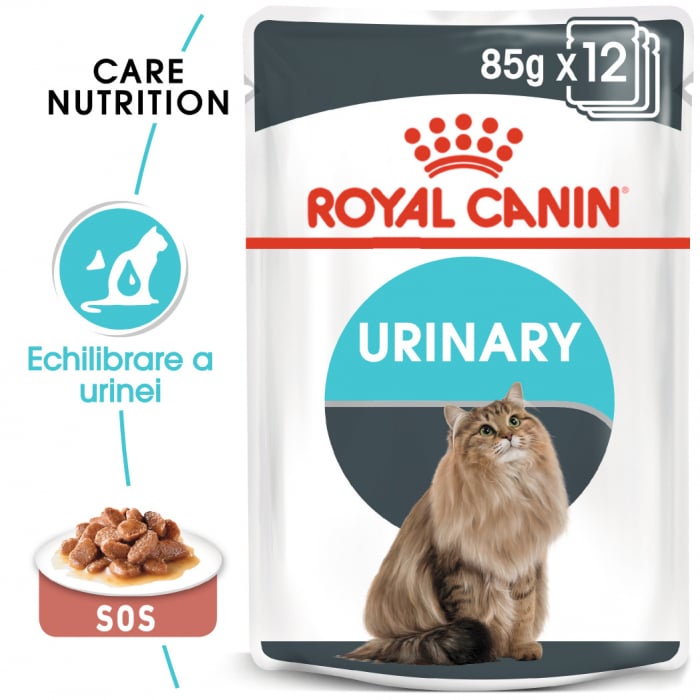 Royal Canin Urinary Care Adult, plic hrană umedă pisici, sănătatea tractului urinar, (în sos),12 x 85 g [1]