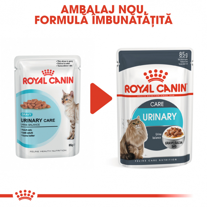 Royal Canin Urinary Care Adult, plic hrană umedă pisici, sănătatea tractului urinar, (în sos),12 x 85 g [2]