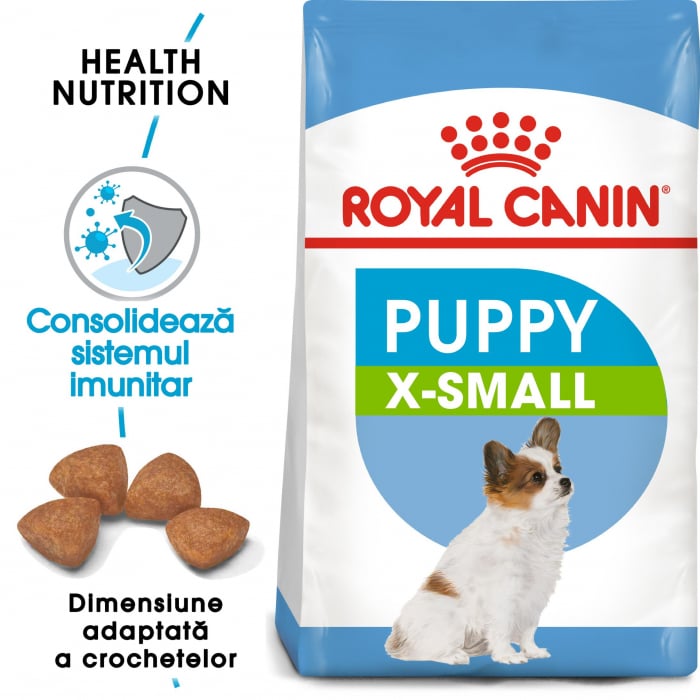 Royal Canin X-Small Puppy, hrană uscată câini junior, 500 g [1]