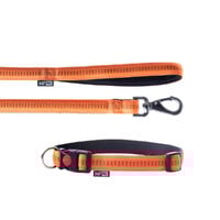 Set Lesa / Zgarda Soft Style orange M 1.5cm [1]