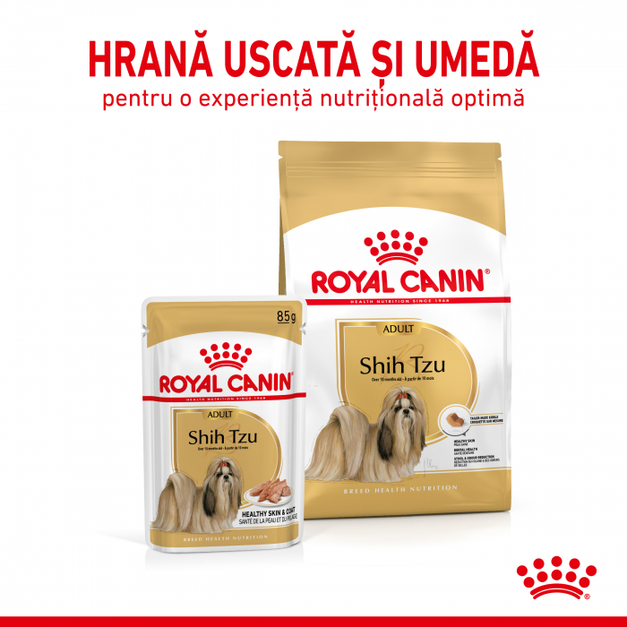 Royal Canin Shih Tzu Adult, plic hrană umedă câini, (pate),  12 x 85 g [4]