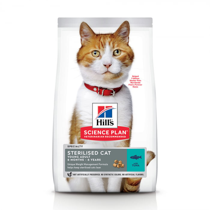 Hill’s SP Young Adult Sterilised    hrana pentru pisici cu ton 1.5 kg [1]