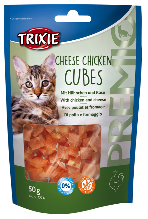 Trixie Recompensa Premio Pisica Cub cu Pui si Cascaval 50 g [1]