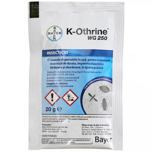 Insecticide - Insecticid K-OTHRINE WG 250 - 25g