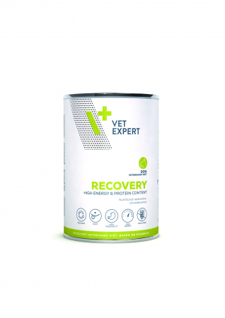 Caini - 4T Dieta umeda RECOVERY DOG, VetExpert, 400 g