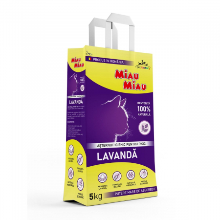 Servetele Umede - ASTERNUT IGIENIC MIAU MIAU LAVANDA 5KG