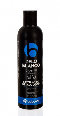 Pisici - Bubbles sampon Pelo Blanco, 250 ml