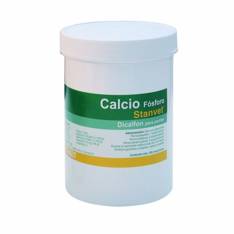 Pisici - Calcio Fosforo Stanvet, Caini si Pisici, 500 tablete