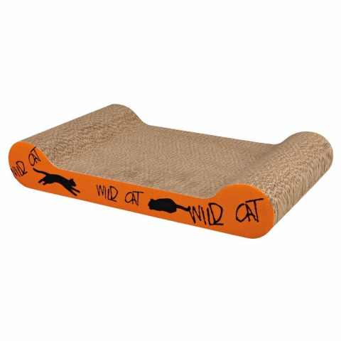 Pisici - Carton Scratch me Wild Cat 41x7x24 cm Portocaliu 48000