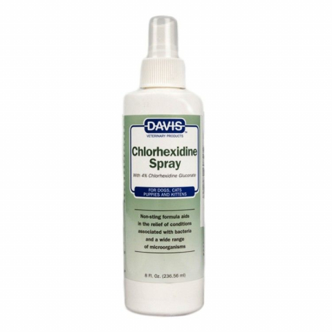 Pisici - CHLORHEXIDINE 4% SPRAY x 236 ml