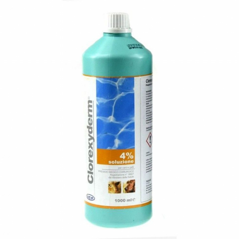Caini - Clorexyderm Solutie 4%, 1 l