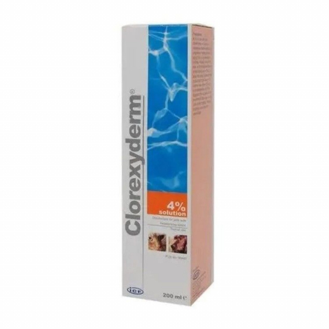 Caini - Clorexyderm Solutie 4% 200 ml