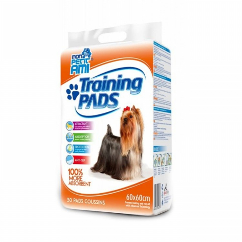 Caini - Covorase igienice absorbante, Pet Pad Mon Petit Ami, 60x60 cm, 30 buc