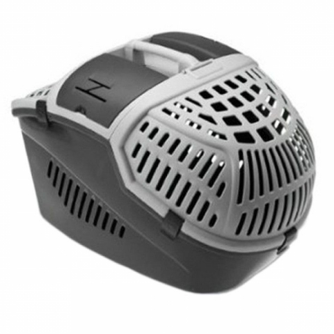 Caini - Cusca Transport Avior Negru / Gri, 57 x 39 x 40 cm