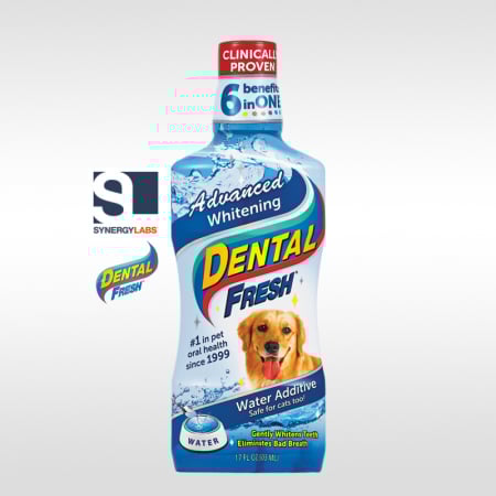 Produse De Igiena Dentara - Dental Fresh ADVANCED WHITENING pentru caini, Synergy Labs, 503 ml