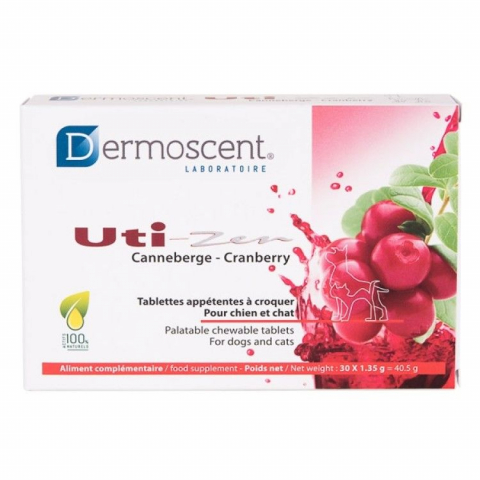 Pisici - Dermoscent Uti-Zen, 30 tablete