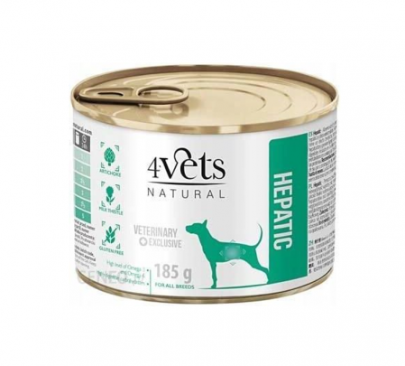 Diete Veterinare - Dieta veterinara Hepatic Support pentru caini 4VetS, 185 g