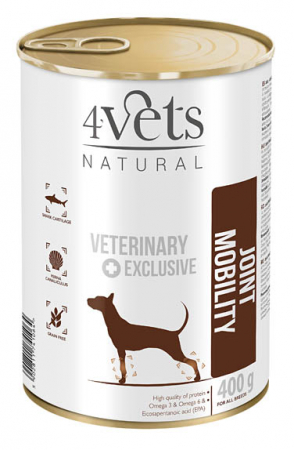 Diete Veterinare - Dieta veterinara Joint Mobility Support pentru caini 4VetS, 400g