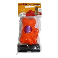 Caini - Dispenser cu 2 role saci  PETRO  5+2 GRATIS!