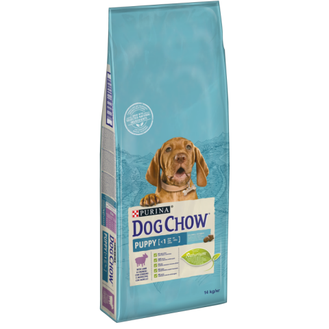 Caini - DOG CHOW Junior, Talie Medie, Miel, 14 kg