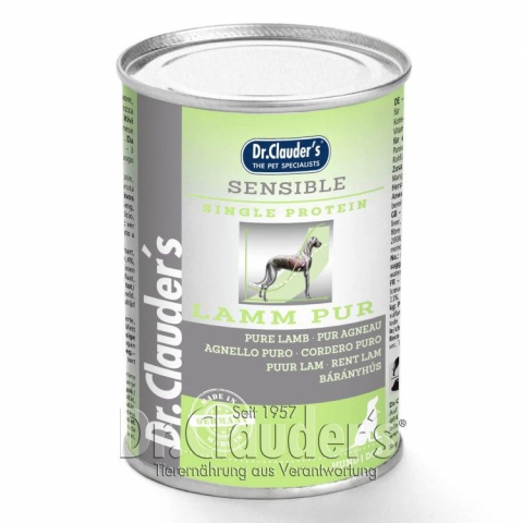 Caini - Dr. Clauder's Dog Pure Lamb, 400 g