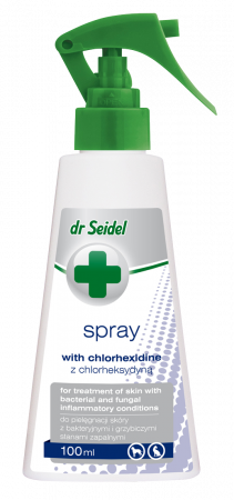 Afectiuni Dermatologice - Dr. Seidel Spray Clorhexidina 4%- 100 ml