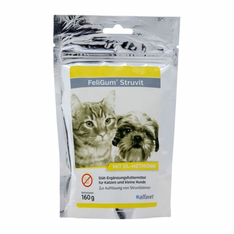 Caini - Feligum Struvit, Alfavet, 80 tablete/ 160 g