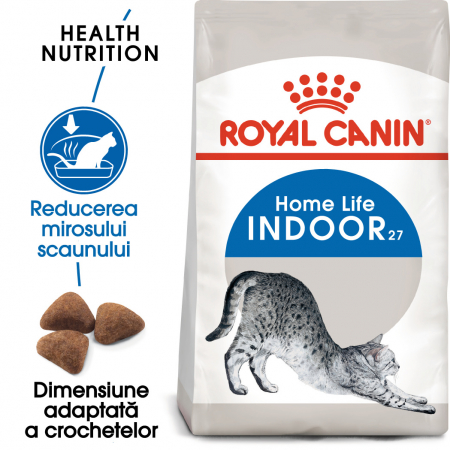 ROYAL CANIN INDOOR, hrană uscată pisici de interior, 400 g [0]