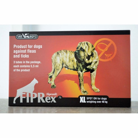 Caini - Fiprex 75 XL 3 pipete