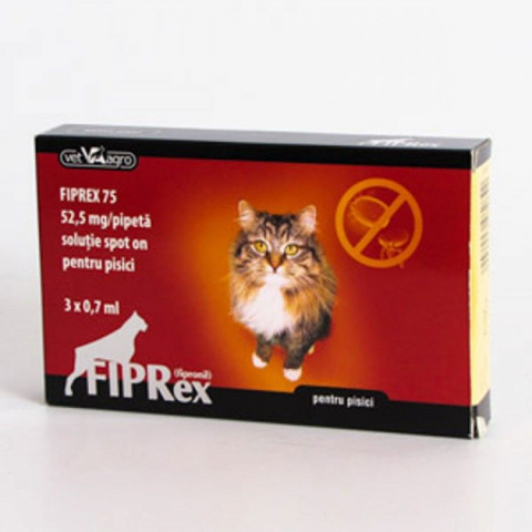 Pisici - Fiprex Cat 3 pipete