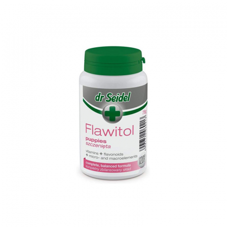 Suplimente caini - FLAWITOL PUPPY, Dr. Seidel, 120 Tablete