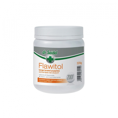 Suplimente caini - Flawitol Puppy Large Breed, Dr. Seidel, 200 Tablete