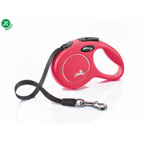 Caini - Flexi Standard Compact  ROSU XS - NEW - 3m/12 kg