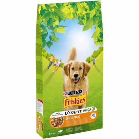 Caini - Friskies Dog Adult Balance, 15 kg