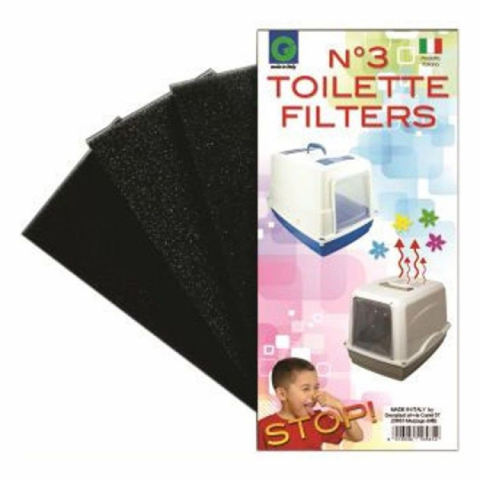 Pisici - Geo Filtru Litiera Vicky, 3 buc/ set