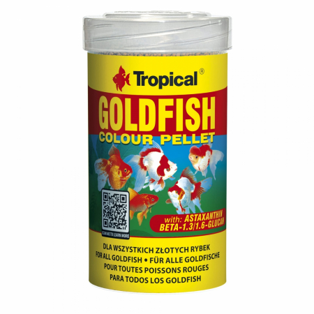 Pesti - GOLDFISH COLOUR PELLET  Tropical Fish, 100ml/ 36g