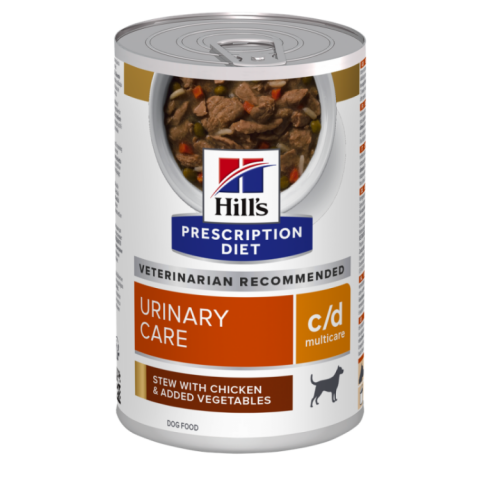 Caini - Hill's PD Canine C/D Chicken and Vegetable Stew, 354 g