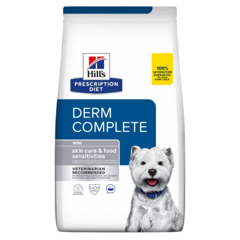 Caini - Hill's PD Canine Derm Complete Mini, 1 kg