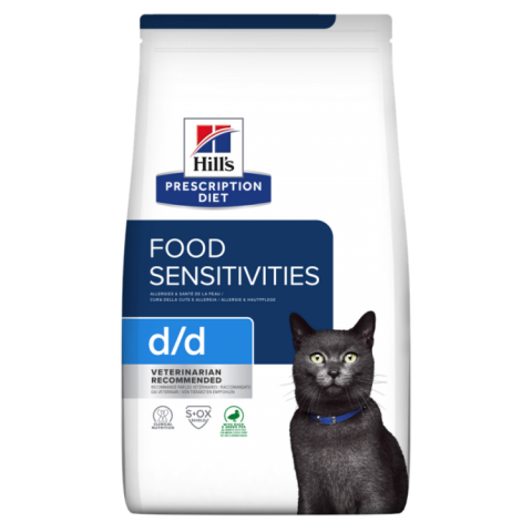 Pisici - Hill's PD Feline D/D Duck and Pea, 1.5 kg