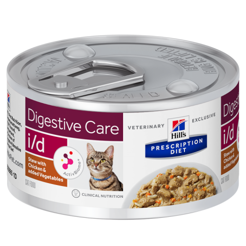 Pisici - Hill's PD Feline I/D Chicken and Vegetable Stew, 82 g