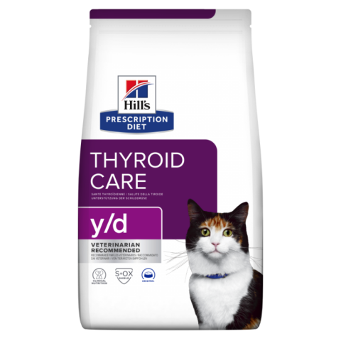 Pisici - Hill's PD y/d Thyroid Care, 1.5 kg
