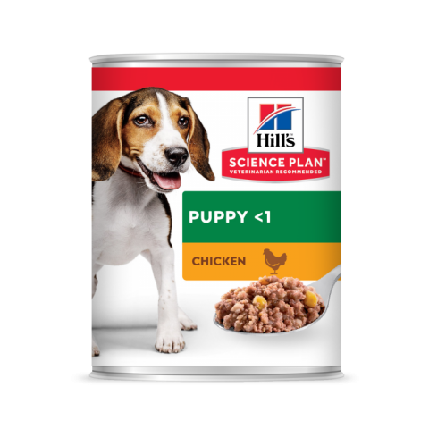 Caini - Hill's SP Canine Puppy Chicken, 370 g