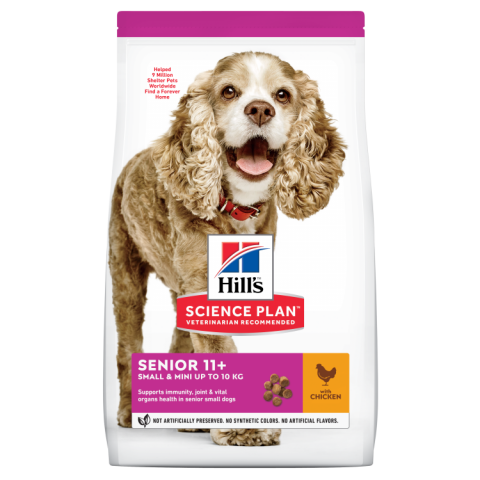 Caini - Hill's SP Canine Senior Small and Mini Chicken, 1.5 kg